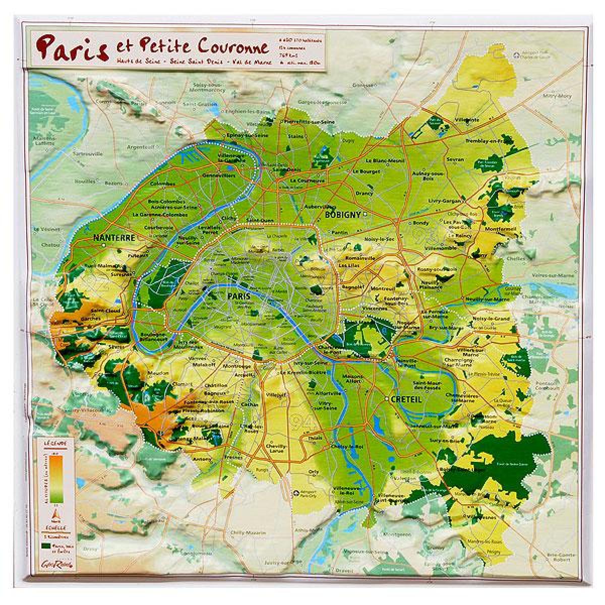 Mapa oslobodenie Paríža