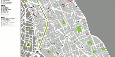 Mapa 11. arrondissement Paríža