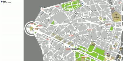 Mapa 8. arrondissement Paríža
