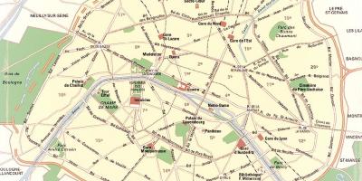 Mapu Paríž Parky