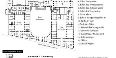 Mapa Paláci Élysée